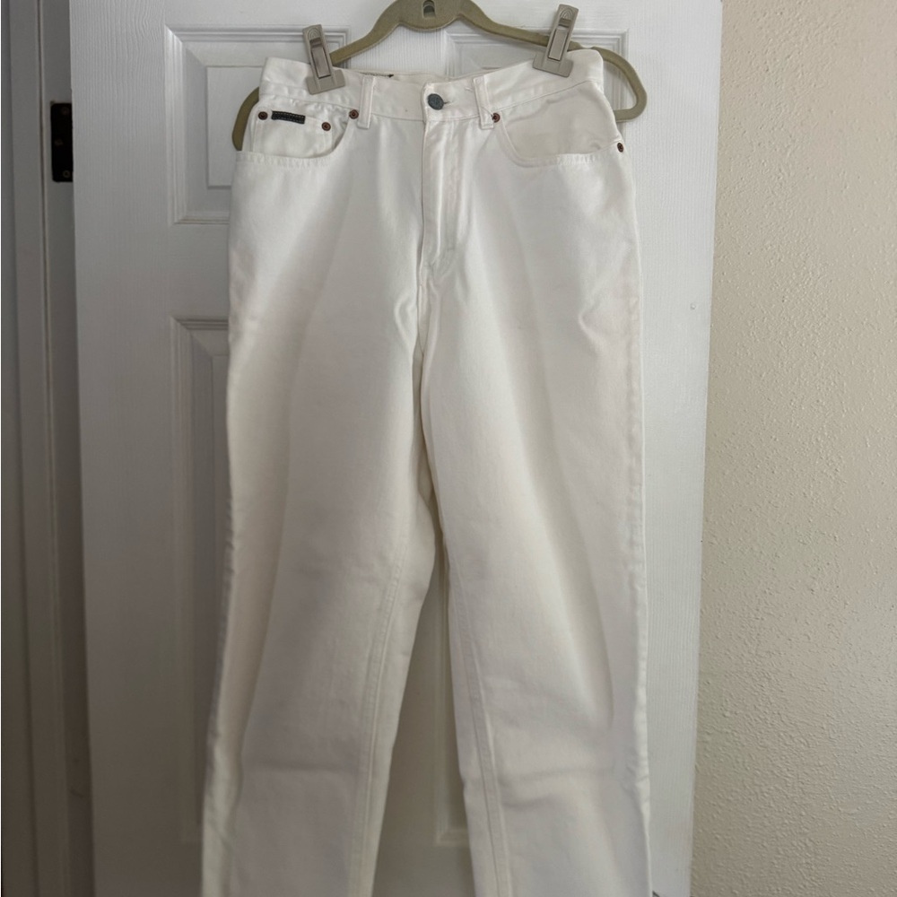 Calvin Klein White Denim Jeans